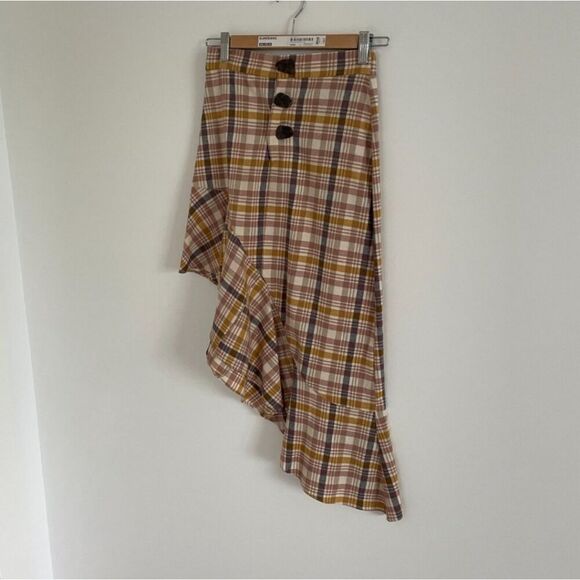 💝Zara Asymmetrical Plaid Skirt - Picture 5 of 5